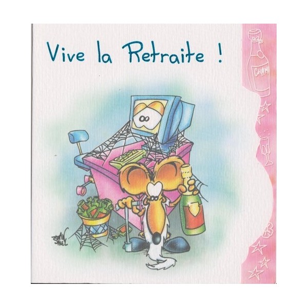 Cartes Departs En Retraite Sur Papier Carterie Poitiers