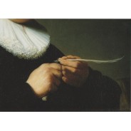 "Portrait d'un homme taillant une plume" de Rembrandt