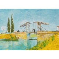 "Pont de Langlois à Arles" Vincent Van Gogh, carte d'art