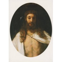 "Le Christ ressuscité" de Rembrandt, carte d'art