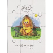 Carte puzzle "Fables de la Fontaine" au choix