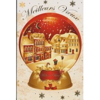 Lot de 10 cartes de Noël et Bonne année