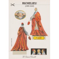 Carte "Richelieu", carte maquette personnage.