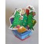 Petits pots décoratifs aux couleurs de Noël, cartes 3 D