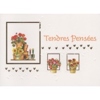 Cartes "Tendres Pensées" 