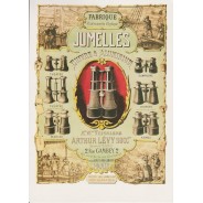 Carte publicitaire "Jumelles"