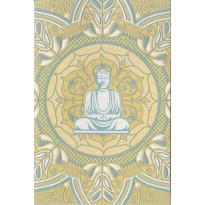 Bouddha méditant, carte de correspondance
