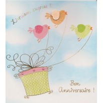 Joyeux Anniversaire Lots De 4 Cartes Assorties Carterie Poitiers