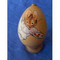 Oeufs peints &agrave; la main, Amis de Pierre Lapin : sujets Beatrix Potter