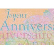 Carte de Joyeux Anniversaire