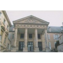 Carte Palais de Justice de Poitiers et détail chapiteau