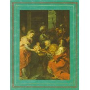 La Crèche de Philippe de Champaigne reproduction sur carte d'art