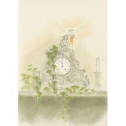 Carte de Noël avec poème Une Minute avant Noël