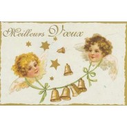Mini carte de voeux, reproduction cartes anciennes