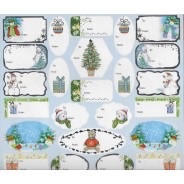 36 Etiquettes  pour cadeaux de Noël