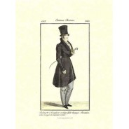 Gavure de mode Costume Parisien Homme 1823