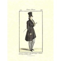 Gavure de mode Costume Parisien Homme 1823