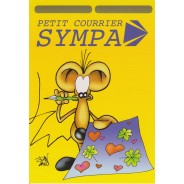 Carte message de bonheur, je pense à toi