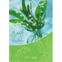 Muguet du 1er Mai, cartes postales porte-bonheur au choix