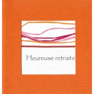 Carte Heureuse Retraite, création originale faite main