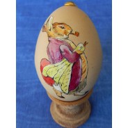 Oeufs de P&acirc;ques d&eacute;cor&eacute;s &agrave; la main : sujets Beatrix Potter