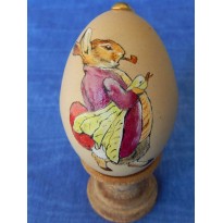 Oeuf de P&acirc;ques peint, Benjamin Lapin : sujets Beatrix Potter