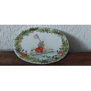 Plaque de porte décorée à la main pour chambre d'enfants