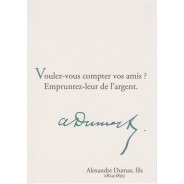 Citation A. Dumas Fils sur les amis